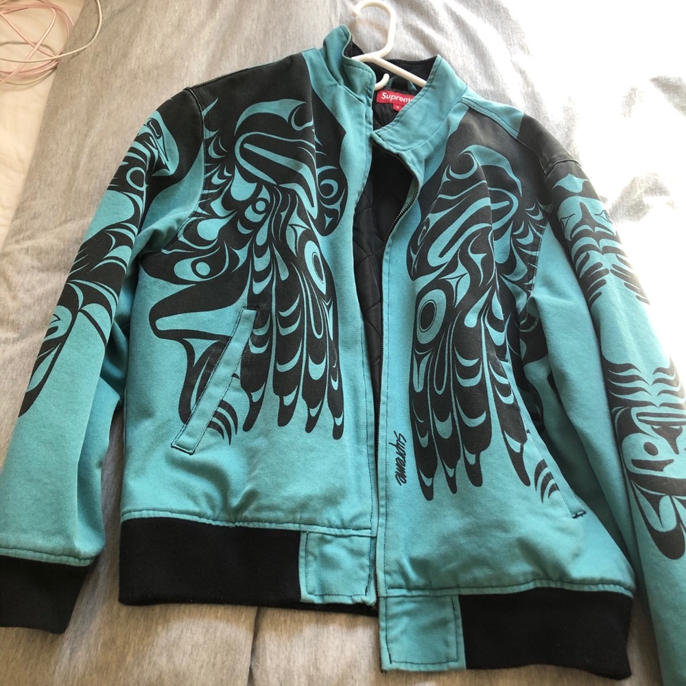 Supreme Teal Makah Jacket Medium